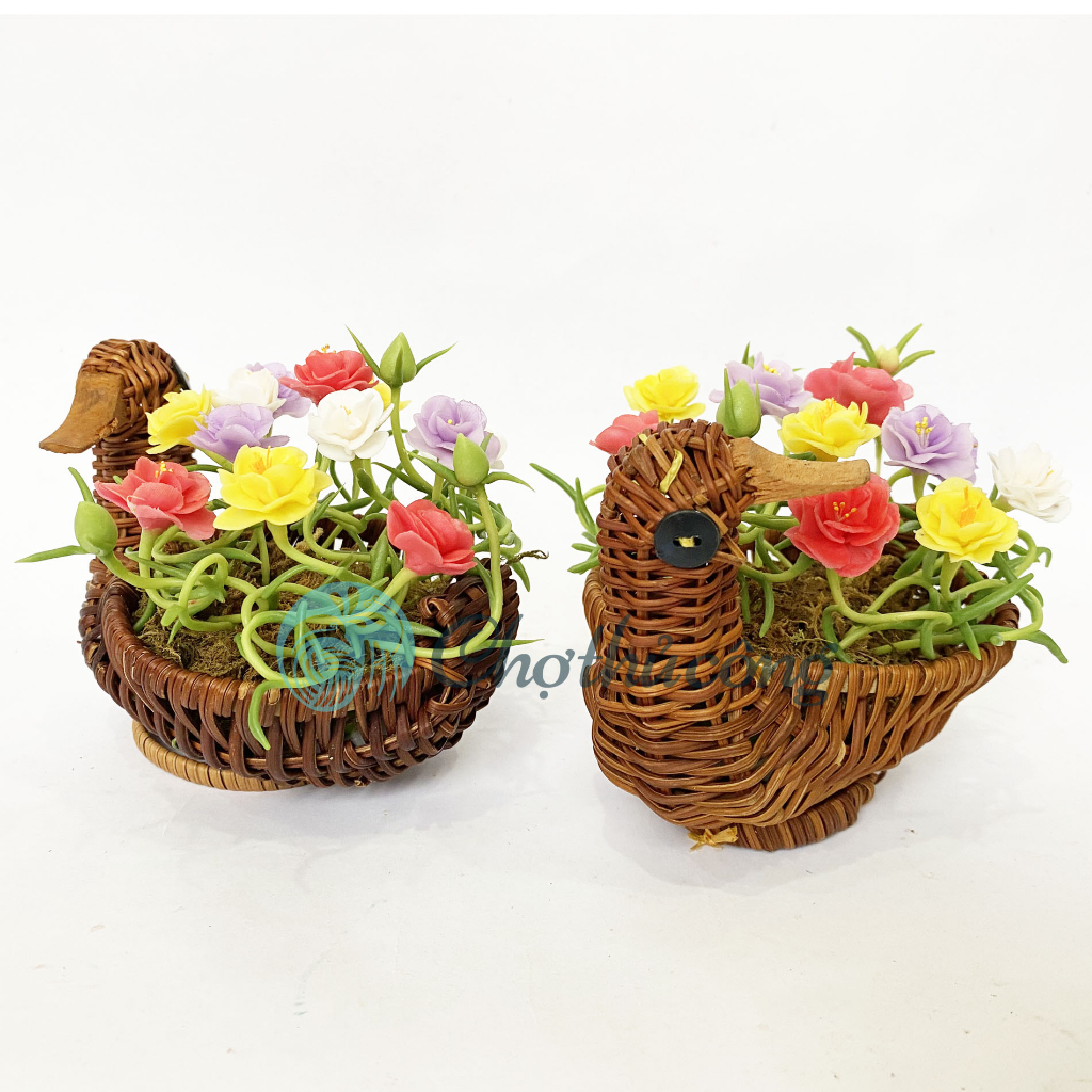 Rổ Hoa Handmade