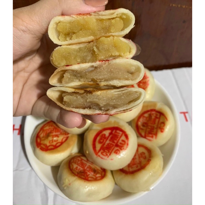 Bánh pía mini đậu xanh sầu riêng ko trứng đặc sản | Shopee Việt Nam