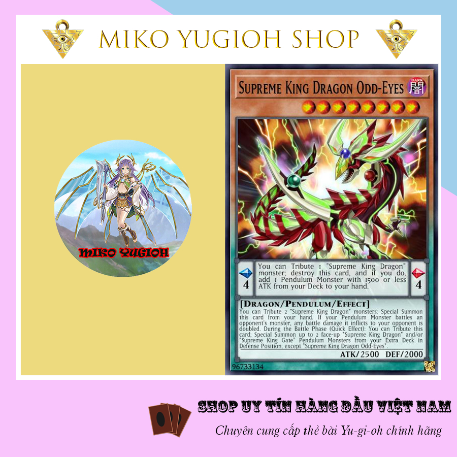 Miko Yugioh Thẻ Bài Yugioh Chính Hãng Tiếng Nhật Supreme King Dragon Odd Eyes Ac03 Shopee 4423