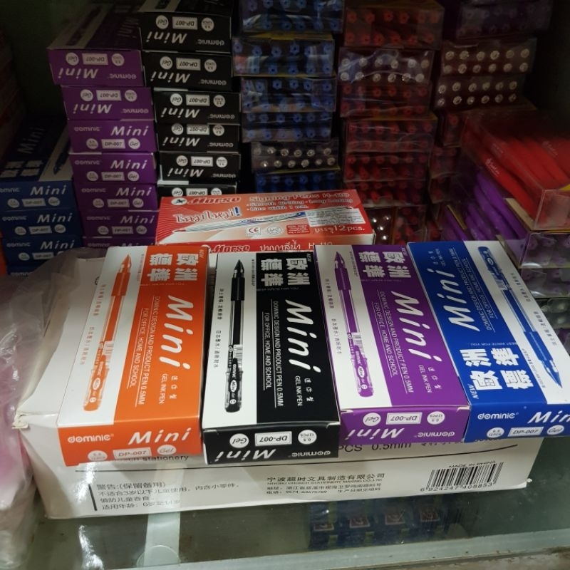 [1 Hộp 12 cây Mini007] Bút mực nước, bút gel Mini 0.5mm, Viết mực nước ...
