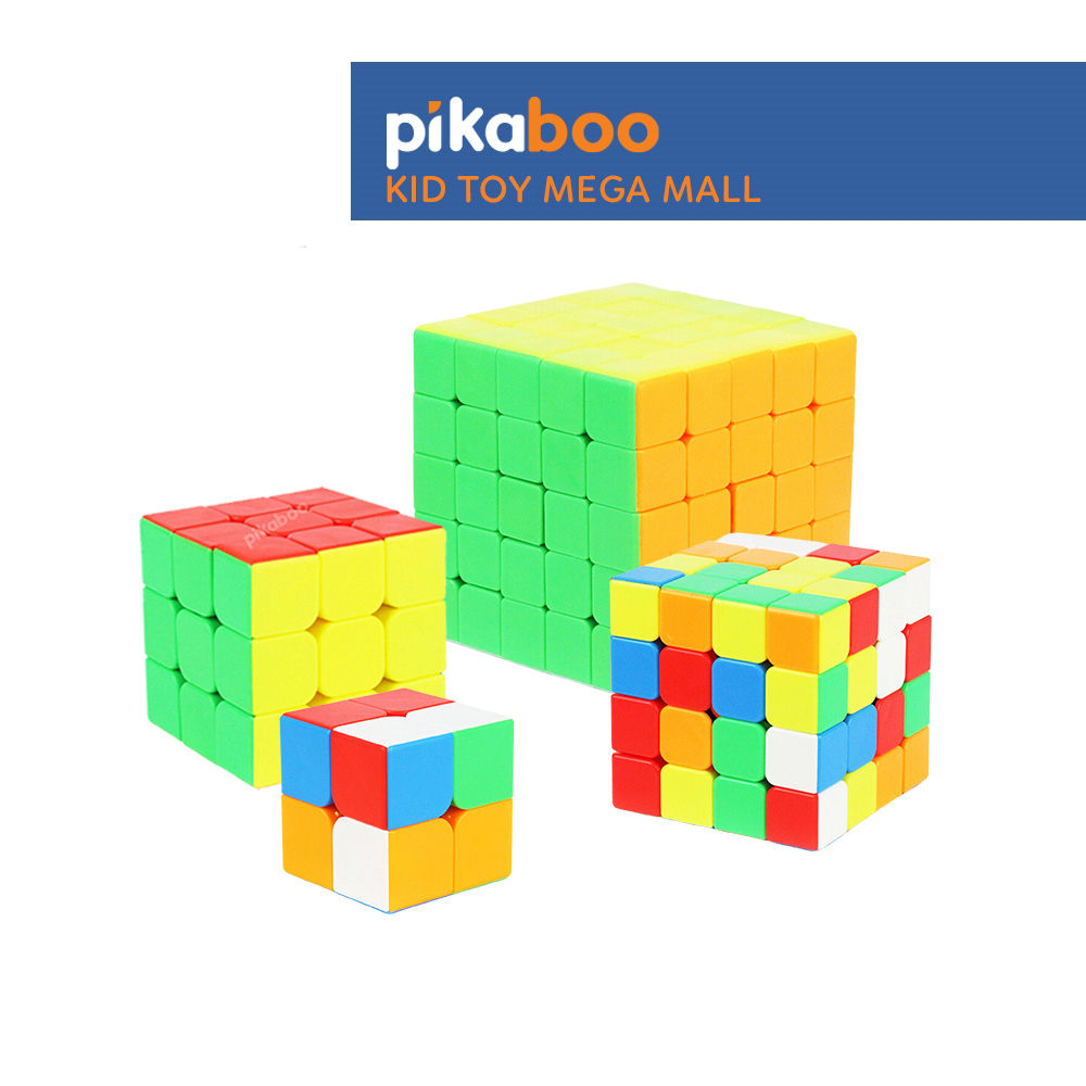 Đồ chơi trí tuệ rubik Pikaboo đa dạng kích thước kích thích khả năng tư duy phán đoán chất liệu nhựa cao cấp