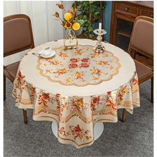 KHĂN  3D, TRẢI BÀN TRÒN SANG TRỌNG,150X150CM T91