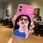 ỐP LƯNG IPHONE Girl cá tính vuông dẻo iphone 6s/6splus/7/7plus/8/8plus/x/11/12/13/14/max/promax e2286