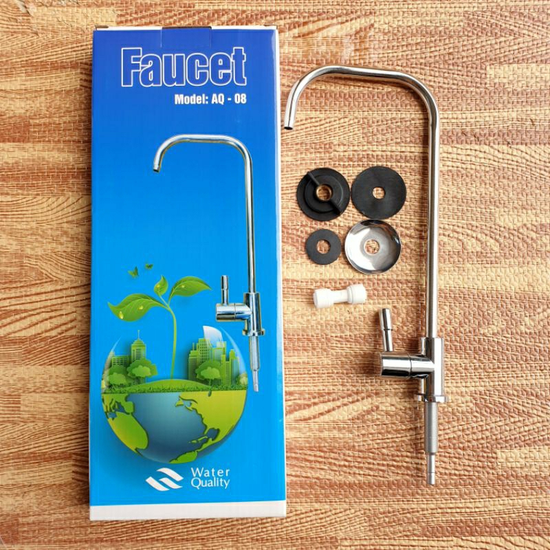 Vòi máy lọc nước đấu nhanh, vòi gạt inox vòi cổ ngỗng dùng cho máy lọc nước ro gia đình