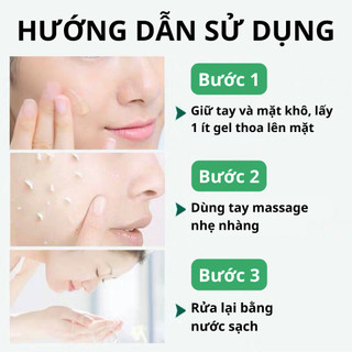 Tẩy da chết lô hội trắng da gel tẩy da chết mờ thâm xạm Aloe Vera Gel 100g