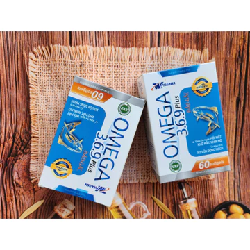 Viên Uống Bổ Mắt OMEGA 3.6.9 PLUS, UBổ Sung Omega Dầu Cá Dầu Gấc Vitamin E Chống Oxy Hoá Mắt Sáng Khoẻ -Lọ 60 Viên