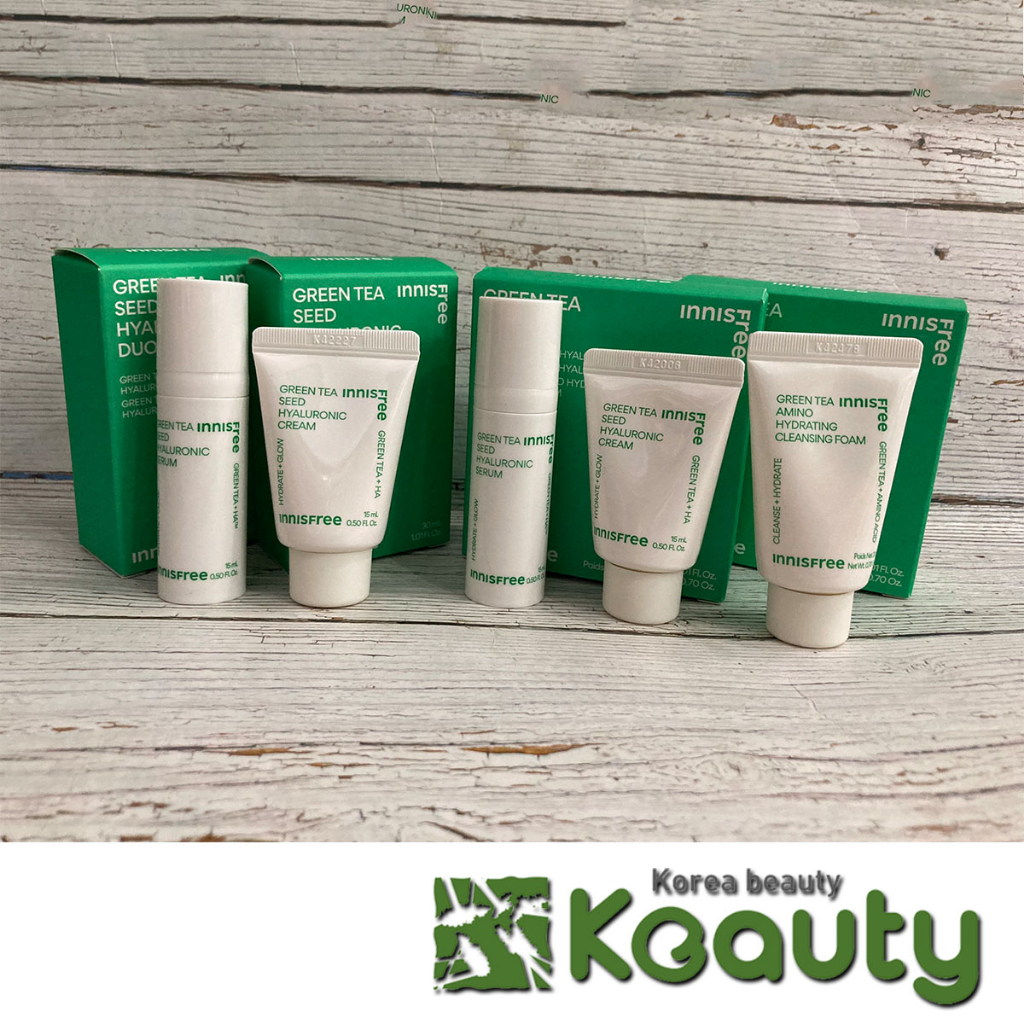 Bộ dưỡng da mini Innisfree Green tea Dou Kit, Trio Kit Shopee Việt Nam