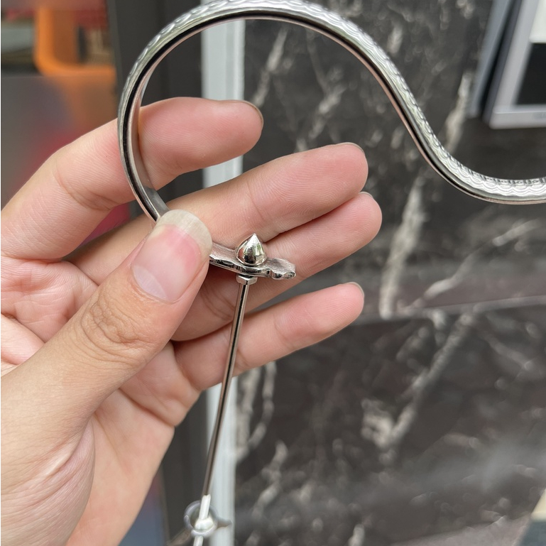 Móc lồng khuyên , hút mật hàng Inox TQ lưng chiện hình bản ti dài 14cm ...