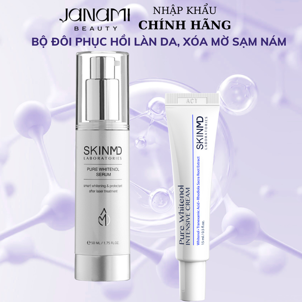 Ảnh Bộ đôi giảm nám mờ thâm skinmd chuẩn spa tại nhà 2