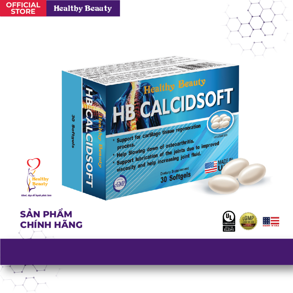 Ảnh Viên uống giúp Bổ Sung Canxi và Vitamin D3 HB CALCISOFT 1