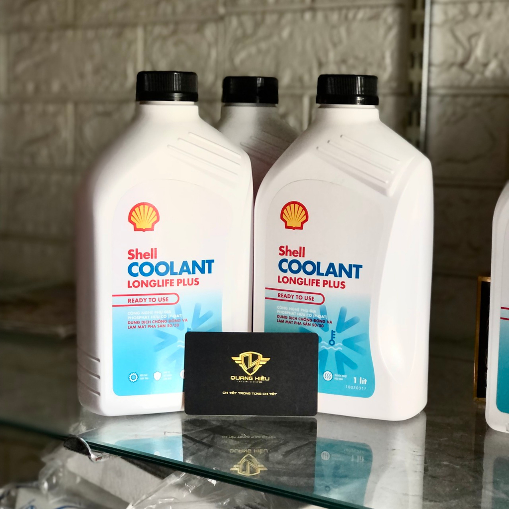 Nước làm mát động cơ màu đỏ chính hãng Shell COOLANT cho xe Vinfast ...