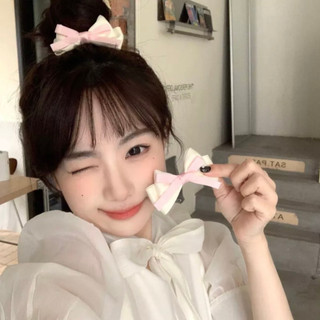 [Handmade] Kẹp tóc nữ phong cách retro, vintage nơ đuôi dài cho tóc thêm xinh