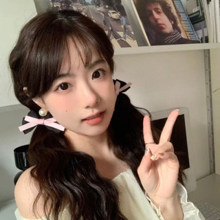 [Handmade] Kẹp tóc nữ phong cách retro, vintage nơ đuôi dài cho tóc thêm xinh
