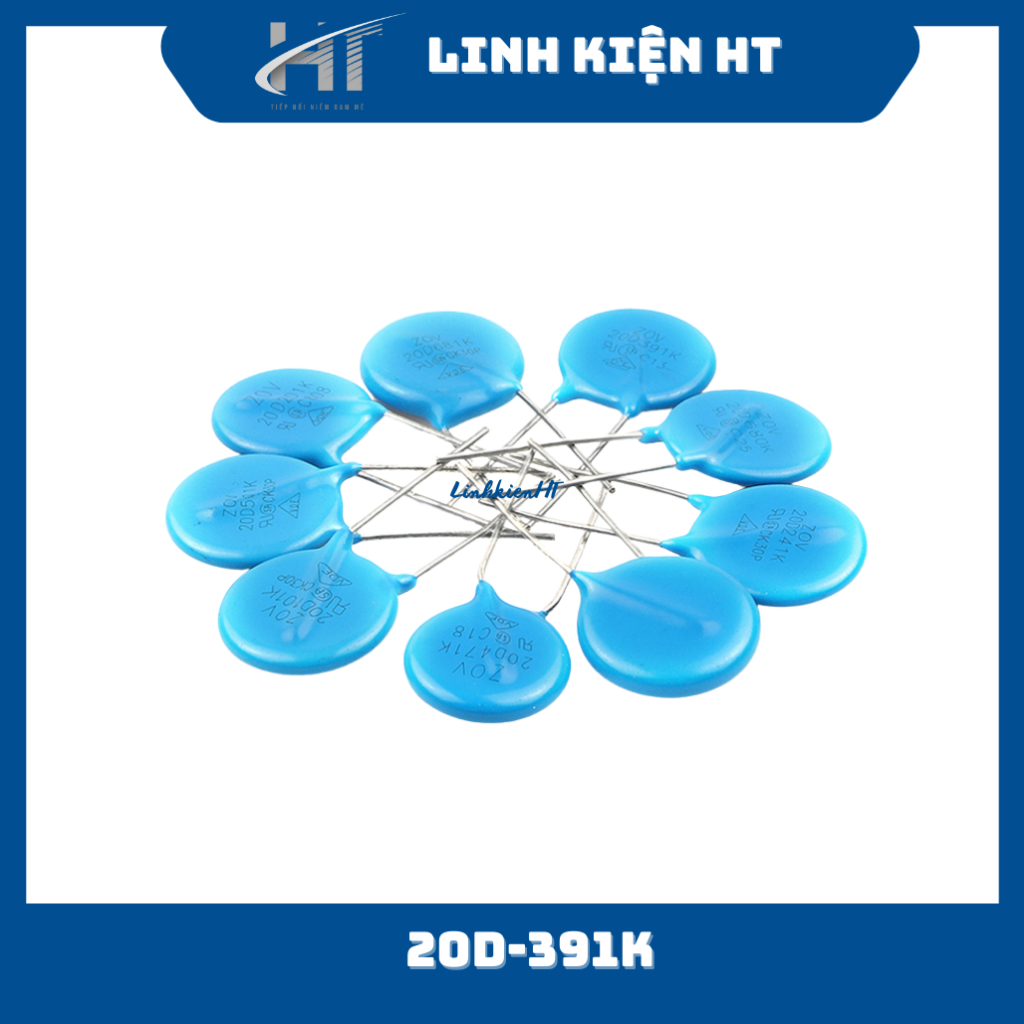Tụ chống sét Varistor 10D391K 390V 10mm