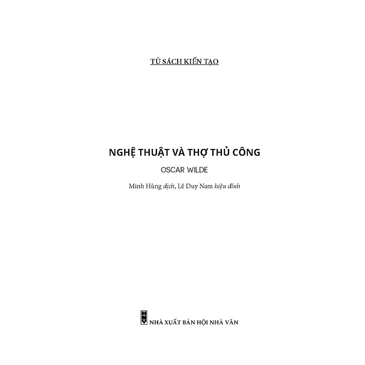 Sách Nghệ Thuật Và Thợ Thủ Công