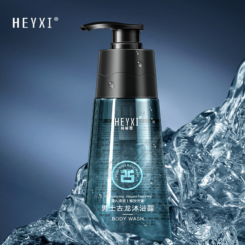 Sữa tắm nước hoa nam Heyxi 350ml, Sữa tắm nam cao cấp giúp da trắng sáng