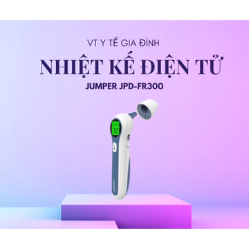 [BH 18 THÁNG] Nhiệt kế điện tử, đo trán & đo tai JPD-FR300, hãng sản xuất Jumper Medical