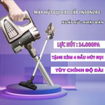 Máy hút bụi cầm tay TNTONLIFE VC808 đa năng gia đình mini hút giường đệm nệm sofa xe hơi lực hút mạnh - BH 12 THÁNG — ảnh 1