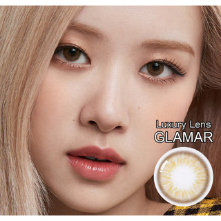 SIHY – Kính áp tròng, Lens [CẬN] Glam Brown màu nâu sáng, 0 độ đến 8 độ cao cấp, chống tia UV