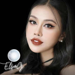 SIHY - Kính áp tròng, Lens [CẬN] Elsa Gray màu xám, độ cận 0 độ đến 8 độ, xuất xứ Hàn Quốc
