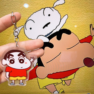 Móc Khoá Shin Cậu Bé Bút Chì Cute Cặp Đôi Dạng Anime Gắn Xe Máy Ô Tô PK44