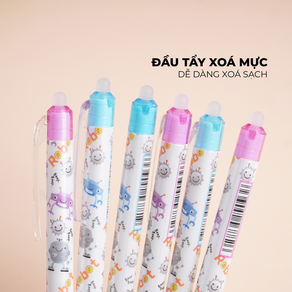 Bút Gel Xóa Được CLASSMATE - 1 Chiếc - Thiết Kế Mới 2021 Nét Trơn Đều Mực Ngòi 0.5mm CL-GP208