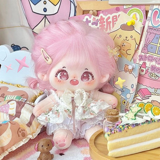 [93 mẫu][ORD] Doll không thuộc tính tóc tơ 20cm có tai - Búp bê nữ không thuộc tính 20cm có xương