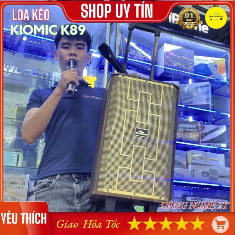 LOA KÉO KIOMIC K89 KEM 2 MIC KHÔNG DÂY CHÍNH HÃNG Shopee Việt Nam