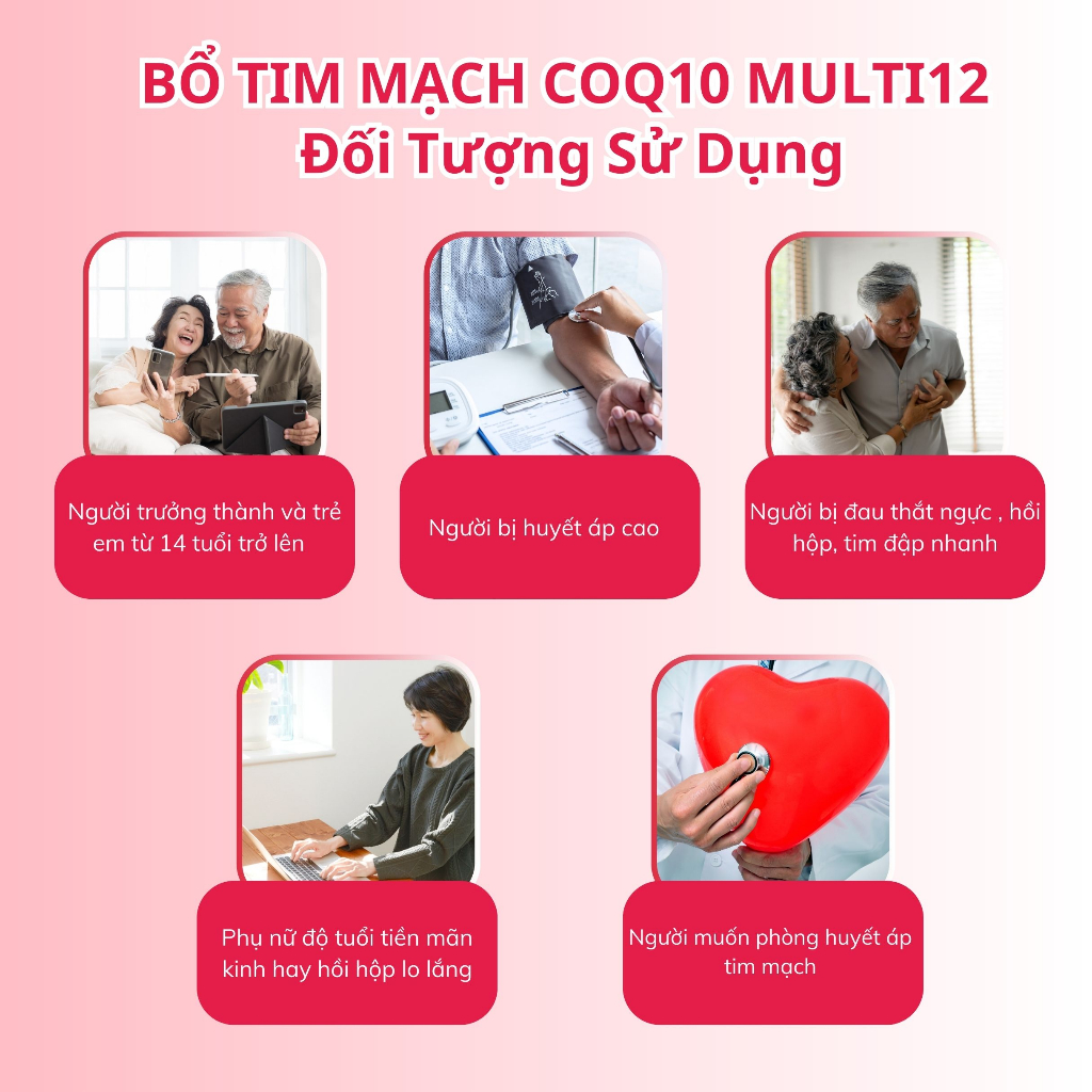 Ảnh COMBO 2 Hộp NUTRIONELIFE CoQ10 Multi 12 Bảo Vệ Tim Mạch, Ổn Định Huyết Áp 500mg/ Viên 3