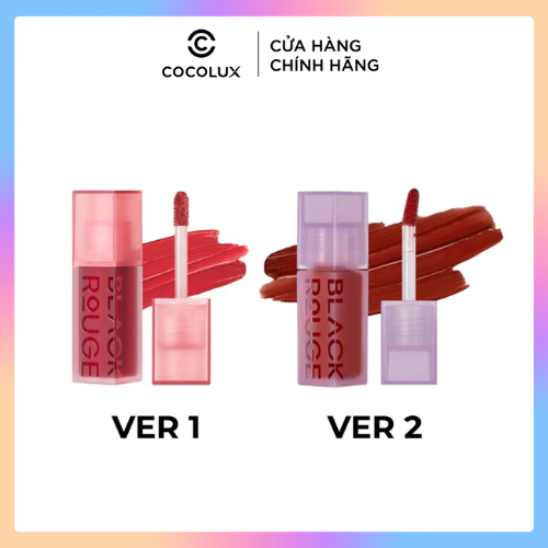 Son Kem Lì Mịn Mượt Nhẹ Môi Black Rouge Double Layer Over Velvet 1&2 4.1g