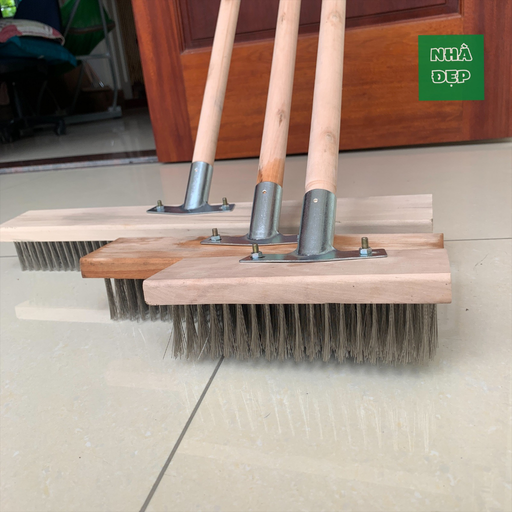Chổi chà rêu chà sân vườn lối đi, chuồng trại, hồ bơi bể cá bằng sợi ...