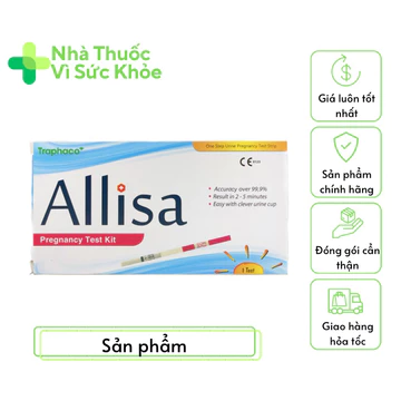 ✅[Chính Hãng] Que Thử Thai Allisa - Test Thử Thai Phát Hiện Nhanh, Đơn Giản, Chính Xác (Hộp 1 Que Thử)