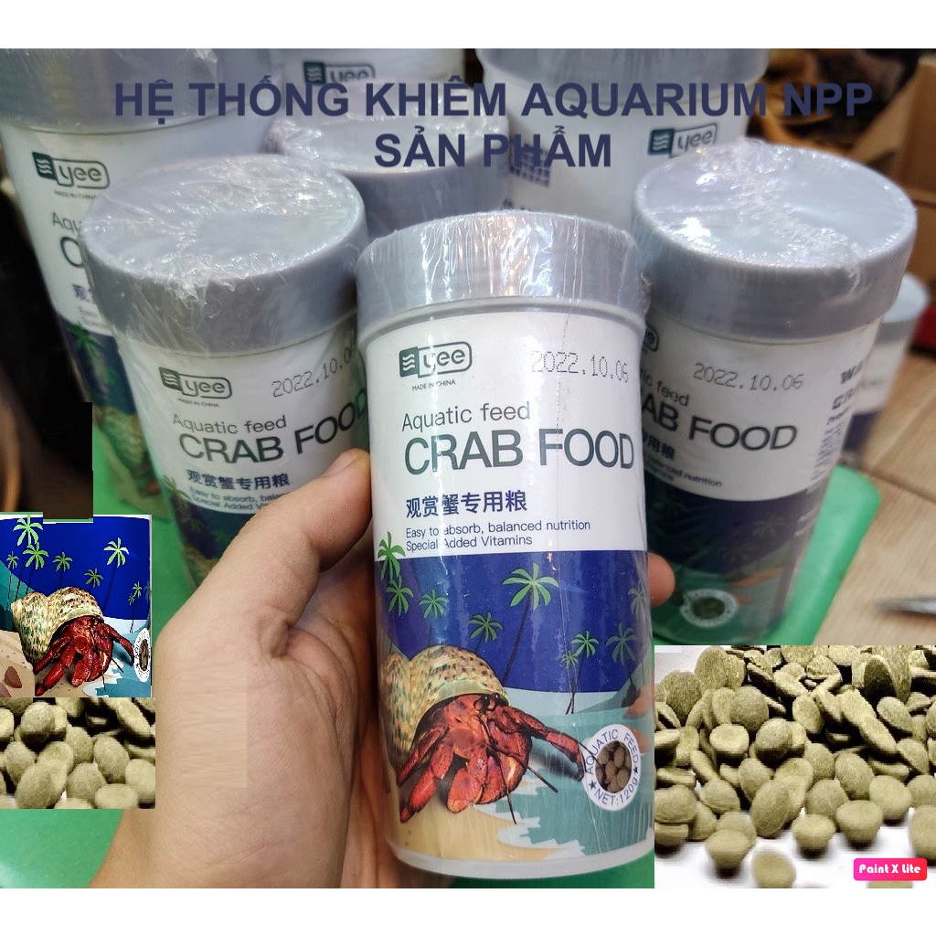 Thức ăn cho ốc rụt rè, ốc mượn hồn, cua ẩn sỉ hermitcrab | Shopee Việt Nam