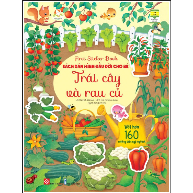 Sách - First Sticker Book - Sách dán hình đầu đời cho bé - Trái cây và ...