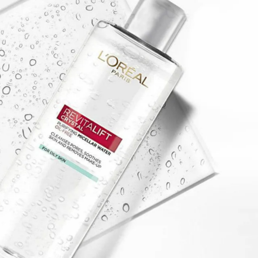 Nước Tẩy Trang Loreal Revitalift Crystal Purifying Micellar Water Dành Cho Da Dầu Mụn 400ml Cocolux