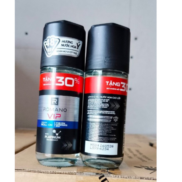 lăn khử mùi cao cấp romano vip 50ml