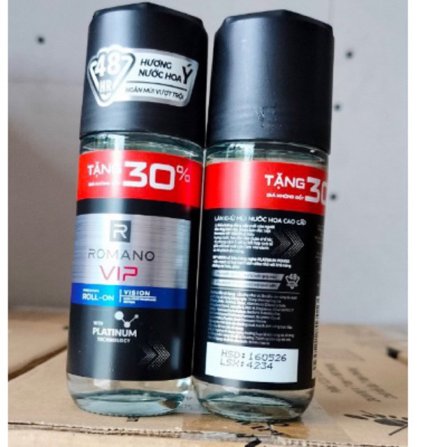 Lăn Khử Mùi Romano Vip 50ml
