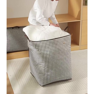 Túi Vải Đựng Quần Áo, Chăn Ga, Nắp Khóa Kéo, Cỡ Lớn, Gấp Gọn 110L,140L, 180L