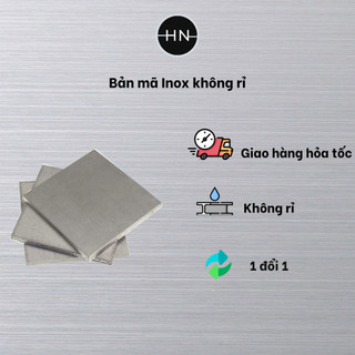 ⭐Bản mã inox khổ 100x100x0.8⭐ Bản mã inox - cắt theo yêu cầu