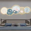 Tranh Đèn LED 3D Phong Thuỷ Hoa Sen Cá Chép May Mắn Trang Trí Phòng Khách, Shop Tiệm Giá Rẻ