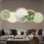 Tranh Đèn LED 3D Phong Thuỷ Hoa Sen Cá Chép May Mắn Trang Trí Phòng Khách, Shop Tiệm Giá Rẻ