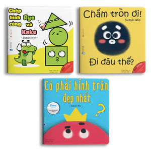 Sách Ehon Combo 3 cuốn Điều kỳ diệu của hình khối Ehon dành cho bé từ 0-6 tuổi