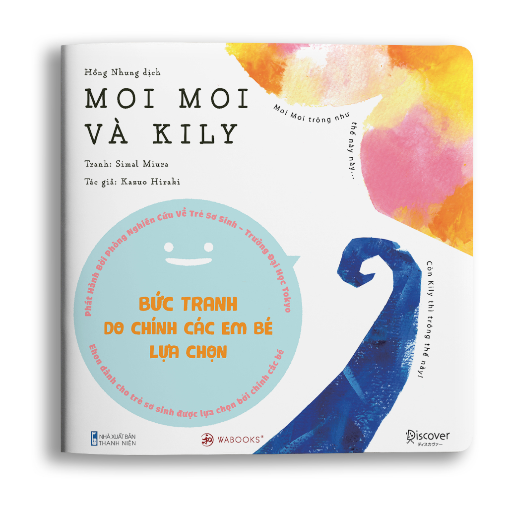 Sách Ehon Moi Moi và Kily dành cho trẻ từ 0 2 tuổi