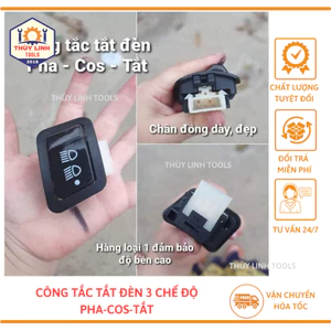 Công tắc Tắt Đèn Xe Máy Pha - Cos - Tắt Dành Cho Các Xe Honda đời mới THÙY LINH TOOLS