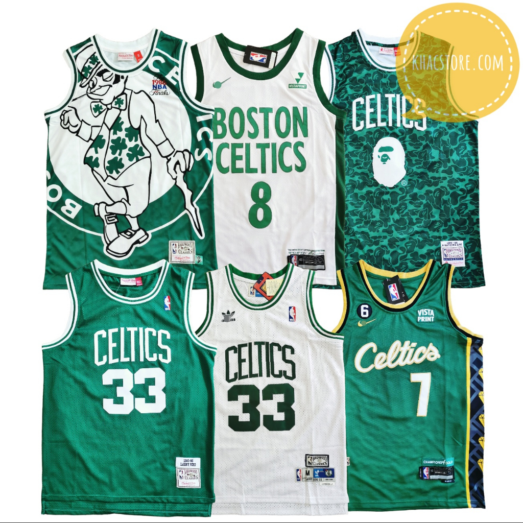 Áo bóng rổ Nba Jersey Boston Celtics hiphop kpop Thun ba lỗ unisex nam ...