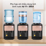 Cây nước nóng lạnh mini để bàn FujiHome nhập khẩu, máy nước nóng uống bình lọc an toàn tiết kiệm điện dispenser wate — ảnh 4