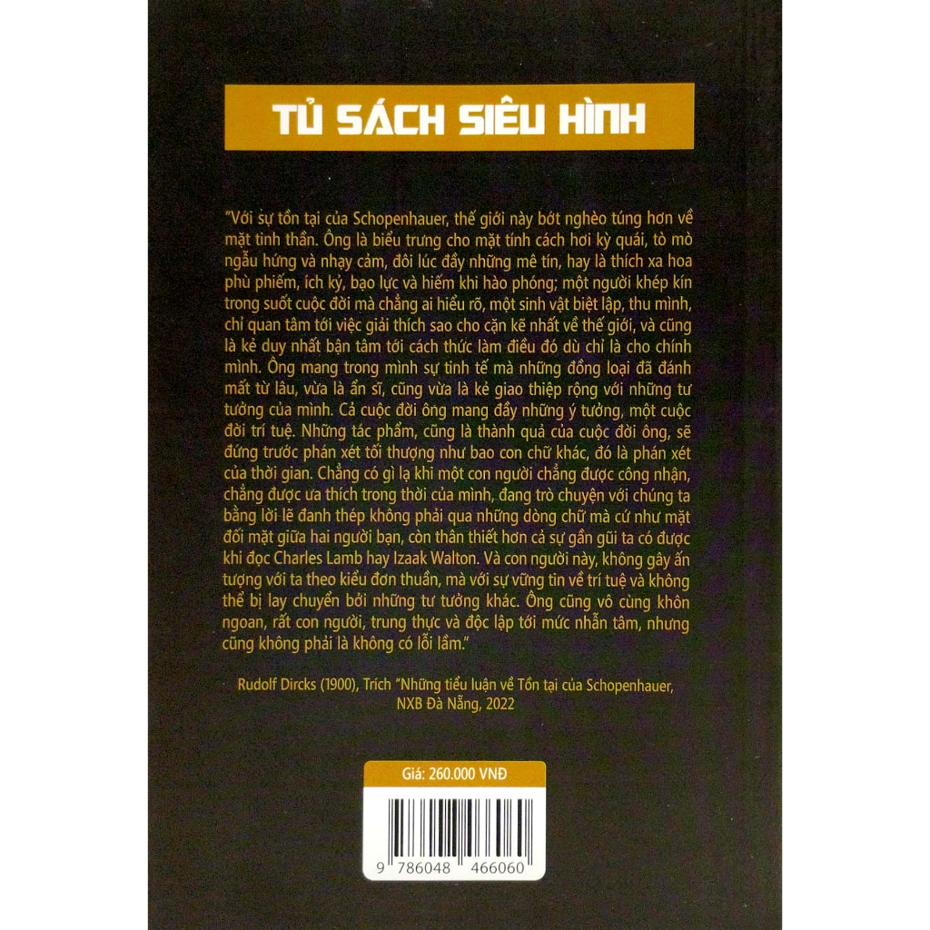 Sách Schopenhauer Arthur - Những tiểu luận về tồn tại của Schopenhauer
