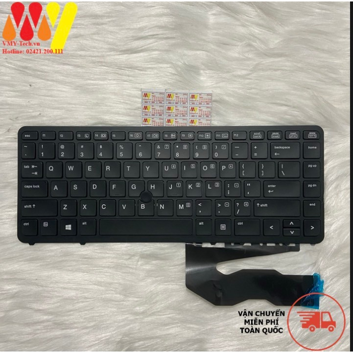 Tastiera Retroilluminata Per Laptop HP EliteBook 840 G1 850 - Foto 4