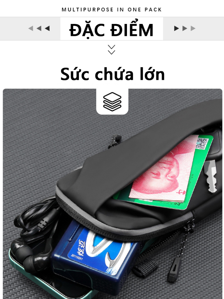 Ảnh Túi Chạy Bộ Bảo Hành 12 Tháng Đai Chạy Bộ Đa Năng Chống Thấm Sức Chứa Lớn Và Thoáng Khí Cleacco TCB Boro Sport 2