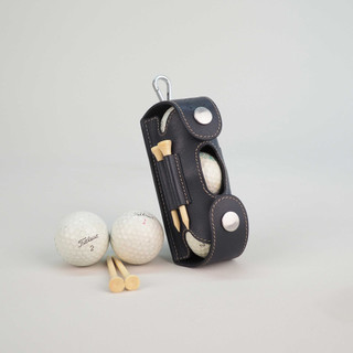 GOFLBALL BAG. Túi đựng phụ kiện Golf. Túi đựng bóng chơi golf bằng da. Túi Golf mini đựng bóng.